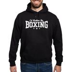 CafePress I'd Rather Be Boxing Hoodie (Dark) Men's Dark Hooded Sweatshirt Hoodie Black