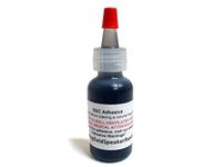 Pro-Grade Black Rubberized Speaker Repair Adhesive Glue (30ml)