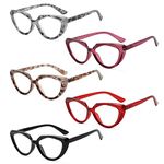 Eyekepper 5-pack Reading Glasses For Women Cat Eye Readers +2.75