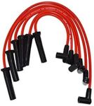 A-Team Performance - Set of 6 Cylinder 8.0mm Red Silicone Durable Two-Layered Silicone Coating Spark Plug Wires 4.3 Vortec - Compatible with GMC Chevy 230, 250, 292, 350