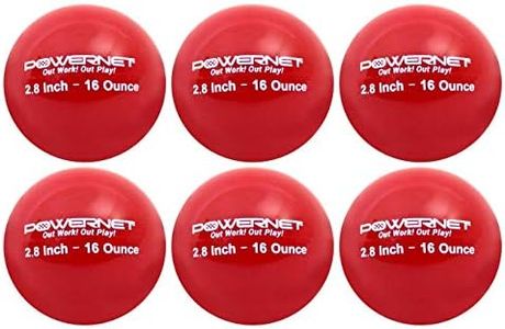 PowerNet Weighted Hitting and Batting Training Ball (6 Pack)