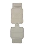 Prince Lionheart 2 Stage® SeatSaver® Protector | Prevents Isofix Car Seat Damage | Wipes Clean | Works Front & Rear Facing Car Seats & Boosters | High-Density Foam | Spill Barrier | Kick Guard - Tan