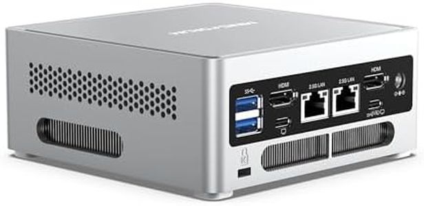 MINISFORUM Mini PC NAB6 Lite, Intel Core i5-12600H, 32 GB DDR4, 512 GB SSD PCIe 4.0, 12C/16 T, fino a 4,5 GHz, 2 x RJ45 2.5G LAN, WiFi 6, Bluetooth 5.2, 2 x HDMI, 7 x porte USB.