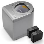 Airthereal Revive Electric Kitchen Composter with Visual Cover, 2.5L Capacity with Upgraded SHARKSDEN® Tri-Blade, Turn Food Waste and Scraps into Dry Compost Fertilizer for Plants, Grey