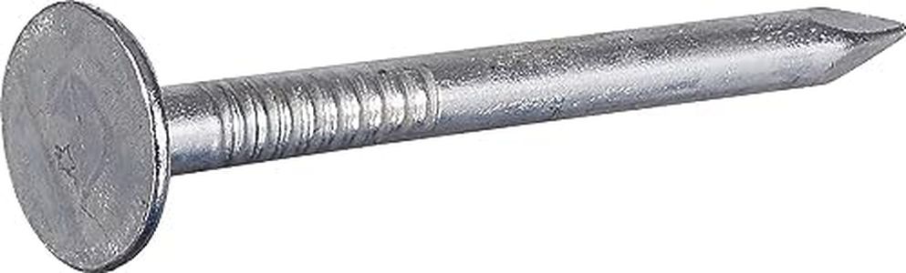 The Hillman Group 42042 Galvanized Roofing Nails, 75-Pack, Silver, 1-1/4-Inch