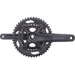 Shimano, GRX FC-RX600-10, Crankset, Speed: 10, Spindle: 24mm, BCD: 80/110, 30/46, Hollowtech II, 175mm, Black, Road Disc