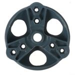 Wind Turbine Generator Hub, 3/5 Blades Durable Thick Wheel Hub for S/M Type Wind Turbine Low Noise for Wind Turbine Replacement Part(3 Blades)