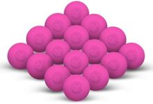 Shooter Bag of 25 Signature Premium Lacrosse Balls (Pink Shooter Bag)