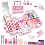 Aimiffy Kids Makeup Kit Girls Toys - for Kids, Little Make up Set Safe & Non Toxic Toddlers Children Princess, Christmas Birthday Gifts Toy 4 5 6 7 8 Year Old Girl