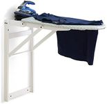 633 Jolly Wooden Wall Ironing Board Lockable White Finish AR-It The Heart of Wood