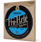 D'Addario Guitar Strings - Pro-Arte Classical Guitar Strings - EJ51 - Nylon Guitar Strings - Semi Polished Basses Nylon Core, Hard Tension