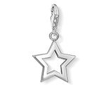 Thomas Sabo Women Charm Pendant Star Charm Club 925 Sterling Silver 0857-001-12