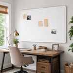 Felt Bulletin Board for Wall 72" x 48" Unfolded Size, Large Frameless Felt Pin Board, Soft Cork Board Alternative for Office, Home Planning, Notes, Photos & Wall Decor, Foldable Shipping, Easy Install
