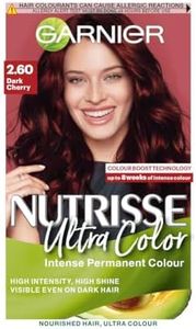 Garnier Nutrisse 2.6 Dark Cherry Red Permanent Hair Dye 1 Kit