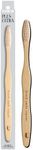 Plus Ultra Bamboo Toothbrush - BPA Free Soft Bristle Toothbrush for Adults - Dentist-Approved All-Natural Toothbrush with Brush Smile Repeat Etched on Handle