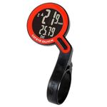 Cateye Computer Quick Black/Red E-Limited Pedometer Cycling, Adults Unisex, Black/Red, One Size