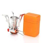 Spotact Outdoor Mini Gas Camping Stove Burner Compact Foldable Portable Furnace Collapsible Ideal Cookware for Camping Hiking Fishing Backpacking