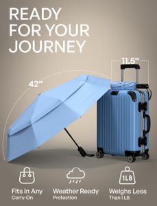 Repel Windproof Travel Umbrella – Compact Folding, Lightweight