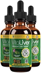 VitaLiver Liver-Health Cleanse and Detox Supplement with Milk Thistle - All-Natural Liquid for 2X Absorption - Chanca Piedra, Dandelion, Artichoke and More