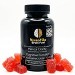 Focus Gummies – Nootropic Brain Supplement with L‑Theanine, Alpha‑GPC & Vitamins Memory, Concentration & Energy Support No Added Sugar or Caffeine 30 Servings by NeuroVibe