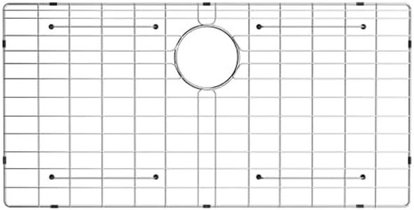 Sink Protector Grid, Sink Grids for Bottom of Kitchen Sink with Corner Radius 3/16",27-9/16" x 14-9/16" Sink Protector, Stainless Steel Material (27.7"W x 14.7"D x 1"H)
