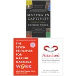 Mating in Captivity, The Seven Principles For Making Marriage Work, Attached 3 Books Collection Set