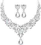 Hicarer Bridal Teardrop Cluster Cry