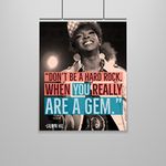 Lauryn Hill Quote Poster – 16 x 20 – Hip Hop – Motivational – Inspirational – Growth Mindset – Dorm Room Decor – School Poster – Classroom Poster – Teen Room – Dorm Wall Art