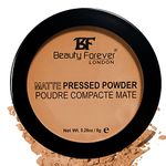 Beauty Forever Matte Pressed Powder, Oil Free & Lightweight, 8gms (07 Toast)