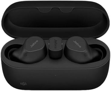 Jabra Evolve2 True Wireless in-Ear Bluetooth Headphones with Active Noise Cancelling (ANC), 4 Mic MultiSensor Voice Technology - Certified for MS Teams and All Major Meeting Apps - Black