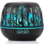 Essential Oil Diffusers for Large Room: 400ml Ultrasonic Home Aroma Humidifier - Aromatherapy Cool Mist Vaporizer with Timer & Led Light Colors for Bedroom Office