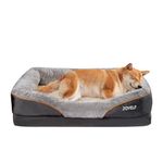 JOYELF Large Memory Foam Dog Bed Orthopedic Dog Bed & Sofa with Removable Washable Cover and Squeaker Toy as Gift