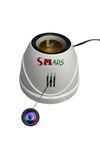 smars Ovel Shape HD WiFi 1080P Spy Bulb Holder Camera Hidden Socket Camera Mini Security Secret Nanny Cam with Live Audio & Video Recording/Look Cam APP