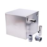 Commercial Grease Trap 55 Litre Stainless Steel Catering Waste Fat Filter