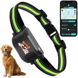 GPS + Wireless Dog Fence & Training Collar – No Subscription, App Geo-Fence 3280ft, 60-164ft Bluetooth Training, 3 Correction Modes, Auto Sleep/Wake, 7-Day Battery, 3-Dog Support (Black)