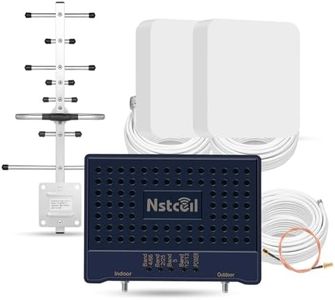 Cell Phone Booster for Home & Multi-Room,Up to 7,000 sq ft,Cell Phone Signal Booster for Band 66/25/2/4/5/12/13/17,Boost 5G 4G Data for All U.S. Carriers FCC Approved Cell Signal Booster