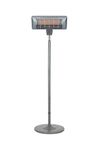 La Hacienda Grey Series Standing Heater - Quartz Element. IP24