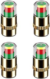 ANKI HAPPIGO 4Pcs Car Tire Pressure Monitor Valve Stem Caps Sensor Indicator 3 Color Eye Alert