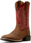 ARIAT Men's Sport Big Country Cowboy Boot, Bright Red/Willow Branch, 9.5 Wide