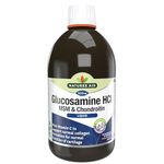 Natures Aid Glucosamine, MSM and Chondroitin Liquid, with Vitamin C, Apple and Blackcurrant Flavour, 500 ml