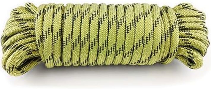 Wellmax Diamond Braid Nylon Rope, 3/8 in X 50 Foot, UV Resistant, High Strength and Weather Resistant - Camo