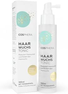 Cosphera Spray tonico per capelli, 100 ml, con olio di rosmarino, olio di rosmarino, per accelerare la crescita dei capelli, per donne e uomini