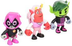 Mattel Teen Titans Go! Mini Trigon, Happy Raven & Beastboy Exclusive Figures, 3-Pack