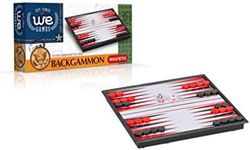 WE Games Travel Magnetic Backgammon Set - 8 inch Travel Games for Adults, Magnetic Travel Games, Backgammon Sets, Pocket Games for Vacation, Portable Travel Size Games