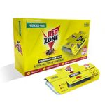 REDZONE Cockroach Monitoring Trap | Pack of 10 | Non-Toxic, Pesticide Free | Bait (Attractant) Sachet Available | Easy-to-use