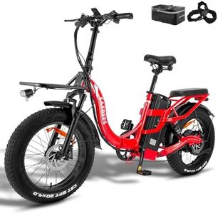 Fafrees E Bike Klapprad Elektrofahrräder 20 Zoll, Ebike Herren 48V 30Ah Akku, Reichweite 120-200km, 4.0 Fat Tire Faltrad Fatbike, 65 N.m Motor E Fahrrad Damen Lastkapazität 150 kg, F20 X-MAX (Rot)