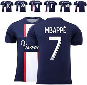 2223 Kids Jersey Tops P_S_G Jersey Tops for Children/Adults | Neymar Jersey Tops | Mbappe Jersey Shirts | Messi Jersey Tops | Football Training Jersey Tops Paris Fans Jerseys(Ac-Jersey-Tops,22)