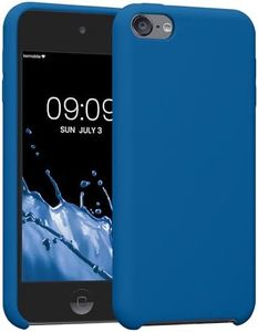 kwmobile TPU Silicone Case Compatible with Apple iPod Touch 6G / 7G (6th and 7th Generation) - Case Soft Flexible Protective Cover - Blue Reef