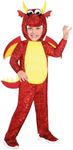 amscan Boy's Dragon Costume, Size 3-4 Years Black/Red