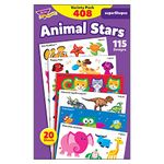 TREND enterprises, Inc. Animal Stars superShapes Stickers-Large VarPk, 408ct